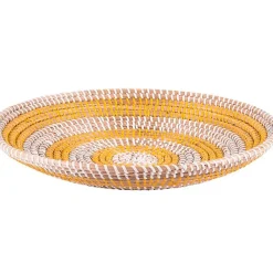 Coupe en jonc de mer jaune d41cm