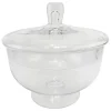 Coupe sur pied en verre avec couvercle d24cm - Eloise