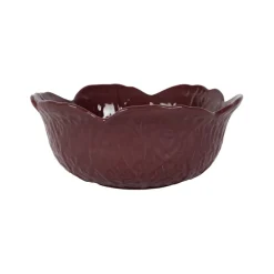 Coupelle chou en grès aubergine d15cm - Chou