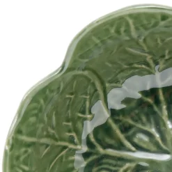 Coupelle chou vert d15xh6.5cm gres