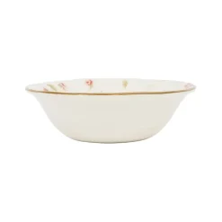 Coupelle en faïence rose et doré d15cm - Rose