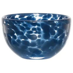 Coupelle en verre bleu d11cm - Preline