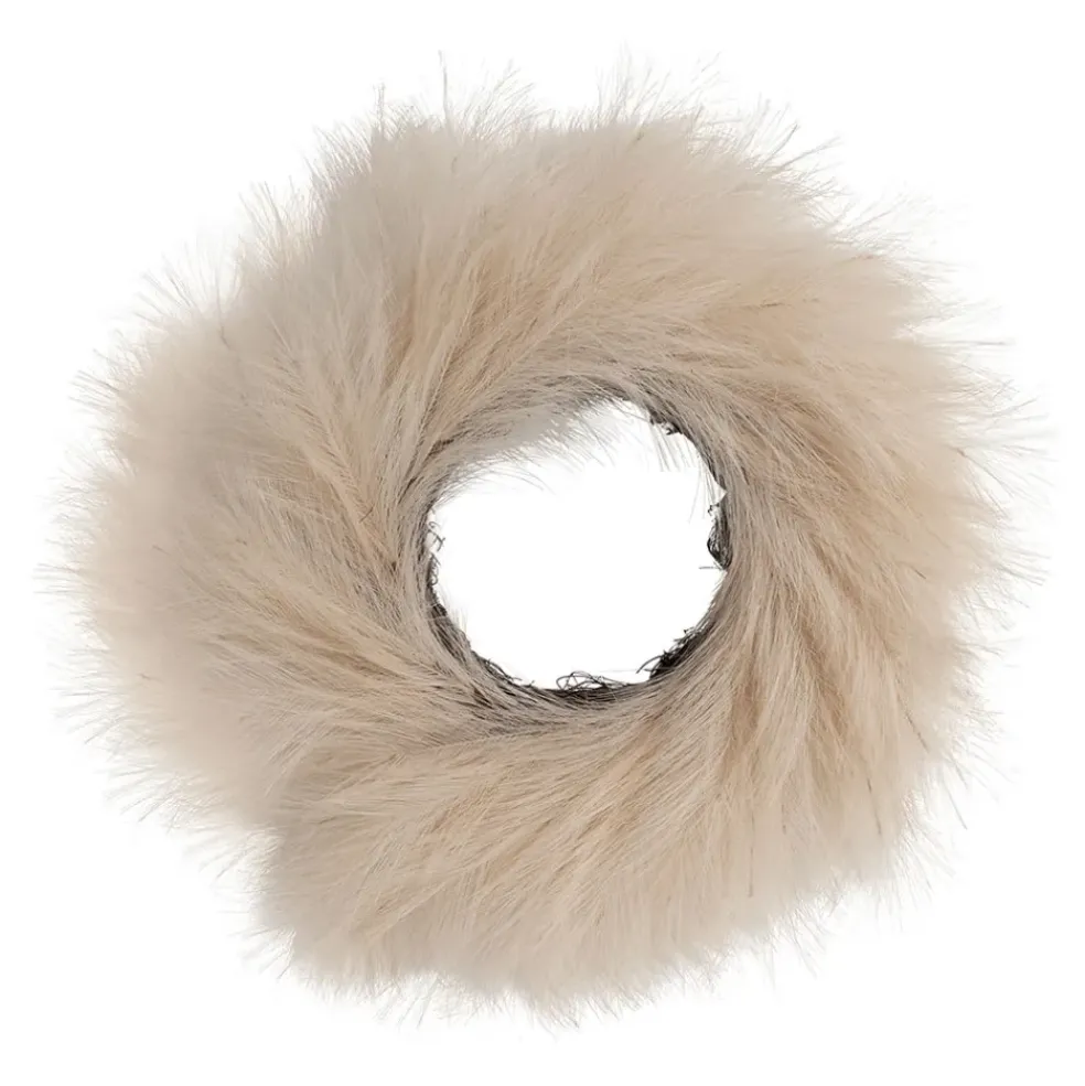 Couronne sable d62cm - Pampa