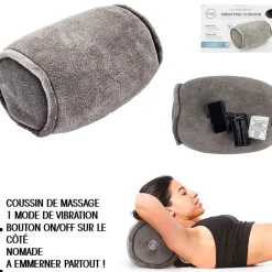 Coussin de massage vibrant