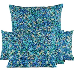 Coussin d'extérieur en tissu turquin 40x60cm - Liberty