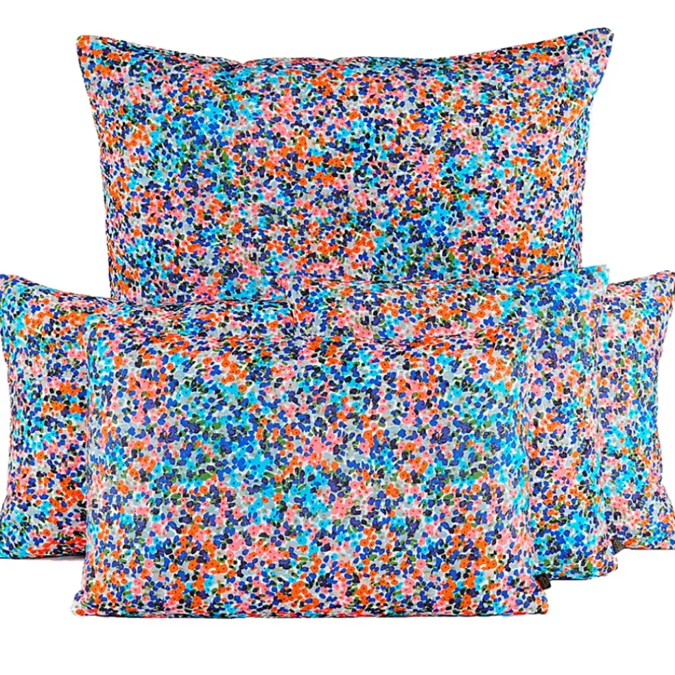 Coussin d'extérieur en tissu mandarine 40x60cm - Liberty
