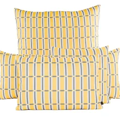 Coussin d'extérieur en tissu paille 45x45cm - Madera