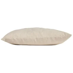 Coussin en coton naturel et brun 45x45cm - A la ferme