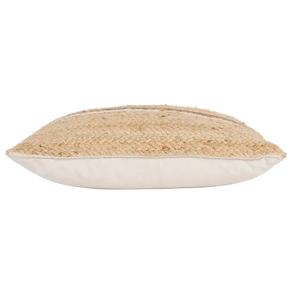 Coussin en jute sauge 50x38cm - Sumatra