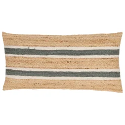 Coussin en jute sauge 80x38cm - Sumatra