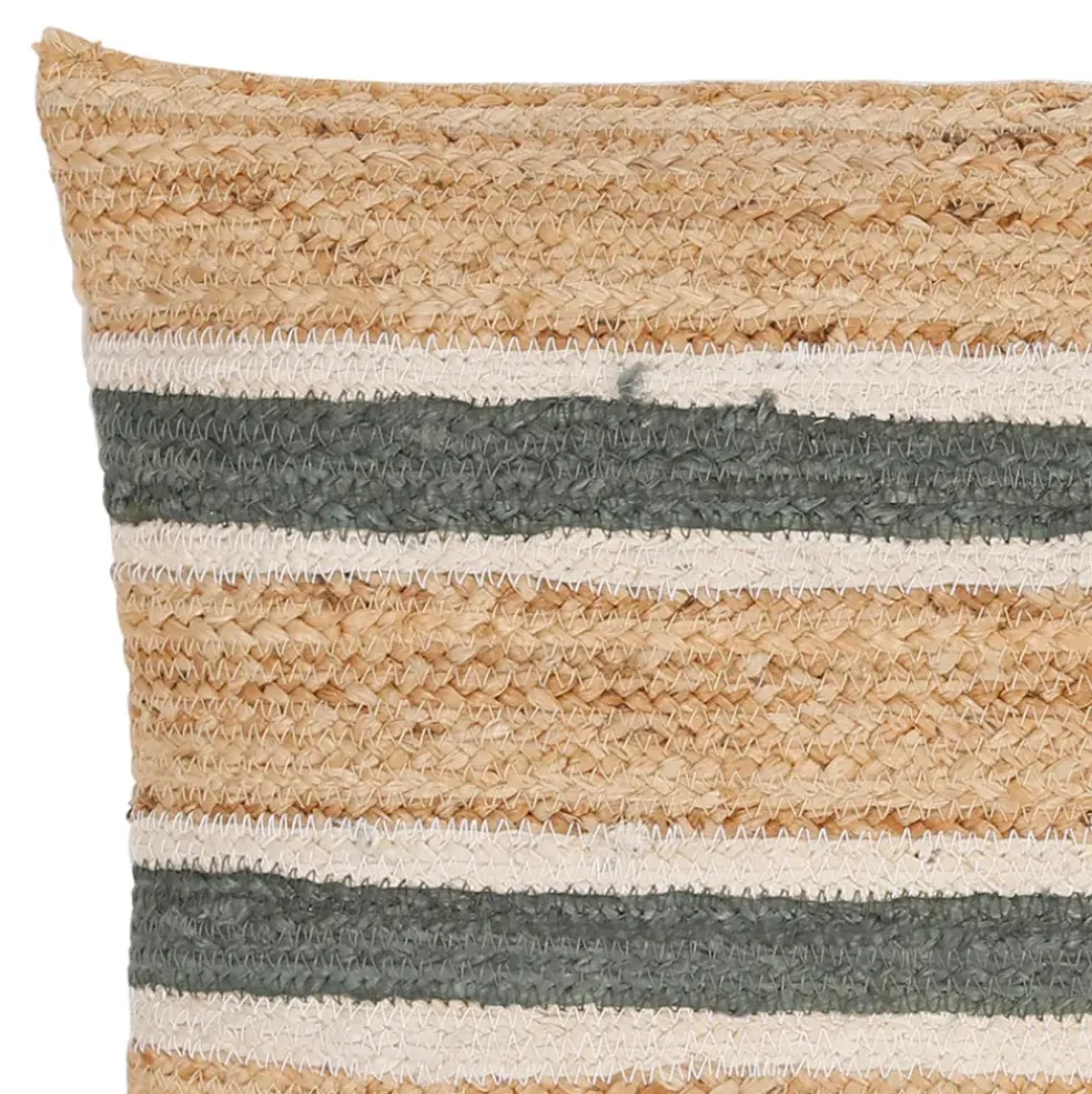 Coussin en jute sauge 80x38cm - Sumatra