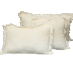 Coussin en laine ivoire 45x45cm - Aspen