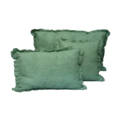 Coussin en laine sauge 45x45cm - Aspen