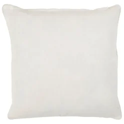 Coussin en lin fleur des champs rose et blanc 45x45cm - Louise