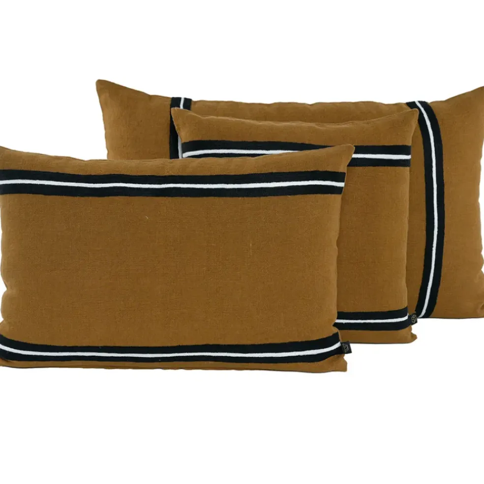 Coussin en lin gold 45x45cm - Skagen