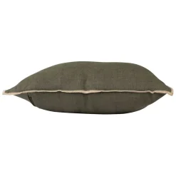 Coussin en lin kaki 45x45cm - Chennai