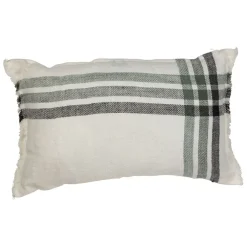 Coussin en lin pigeon 60x40cm - Paros
