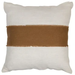 Coussin en lin tabac 45x45cm - Goa