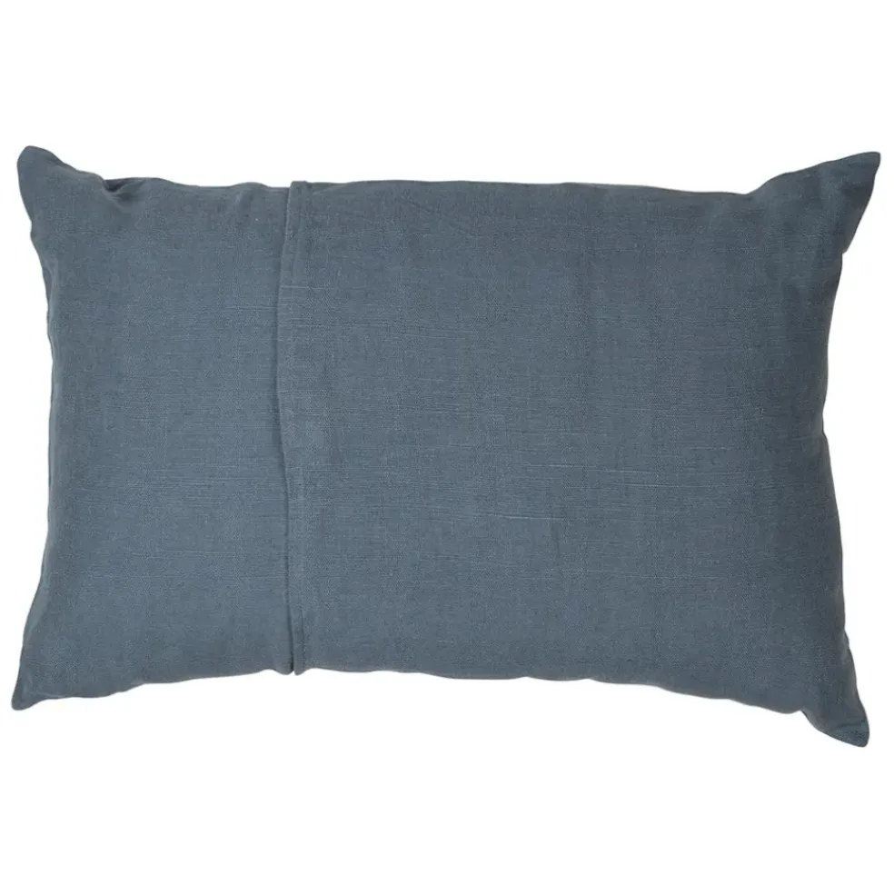 Coussin en lin turquin 60x40cm - Porticcio
