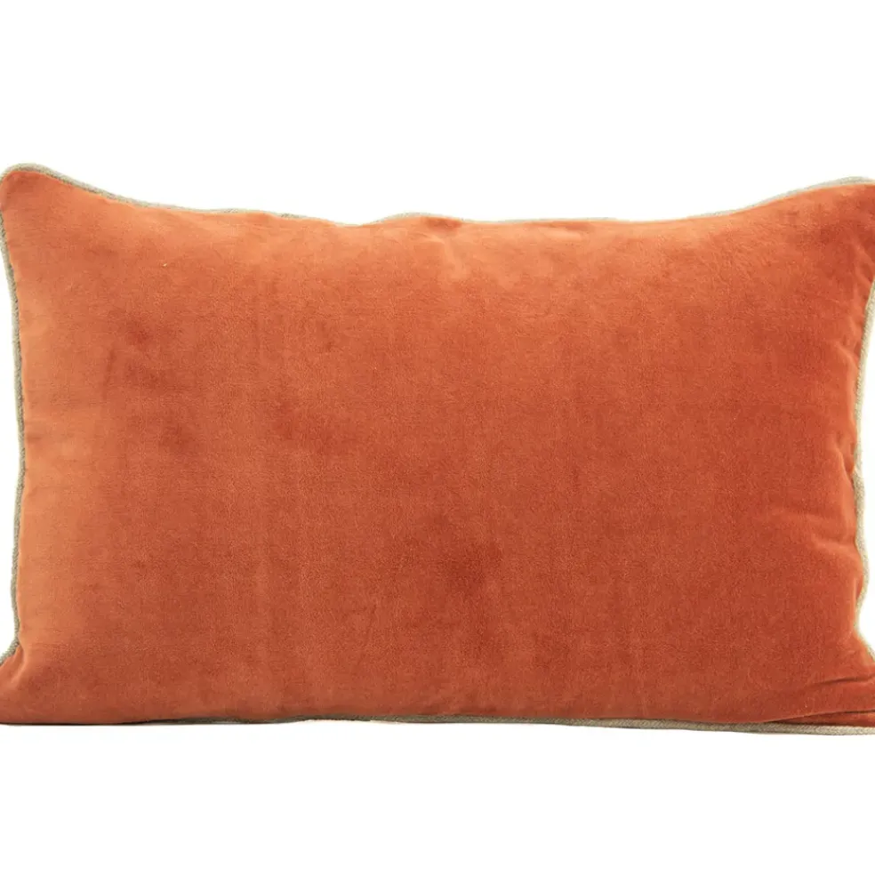 Coussin en velours brick 40x60cm - Delhi