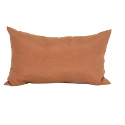 Coussin extérieur en coton terracotta 50x30cm - Colors
