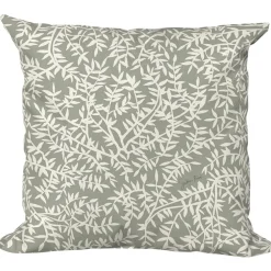Coussin extérieur en coton vert 50x50cm - Cueillette