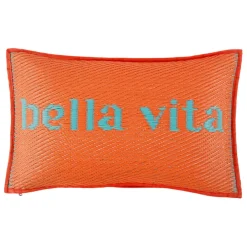 Coussin extérieur "Bella Vita" corail 50x30cm - Palma