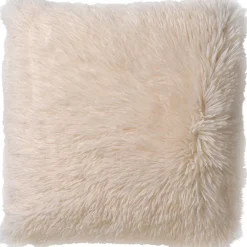Coussin fluffy 45x45cm ivoire