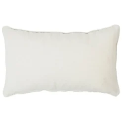 Coussin rectangle p'tite fleur naturel 50x30cm en coton
