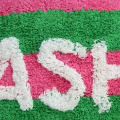 Coussin you've got style en coton rose 40x60cm