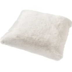 Coussin zaya 45x45cm snow white ivoire