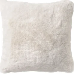 Coussin zaya 45x45cm snow white ivoire