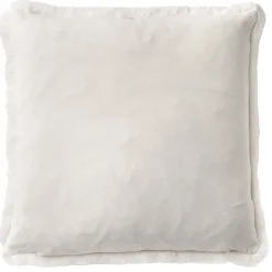 Coussin zaya 45x45cm snow white ivoire