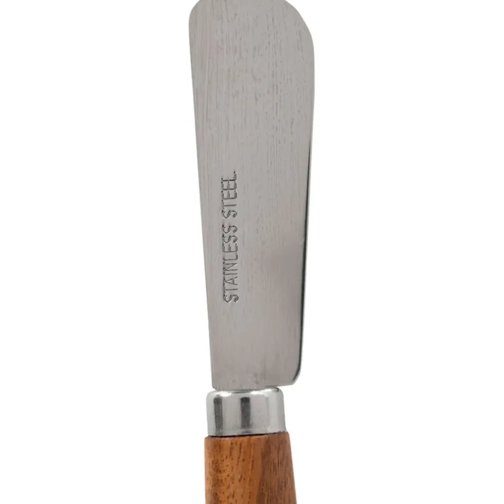 Couteau beurre en inox et bois naturel - Ablis