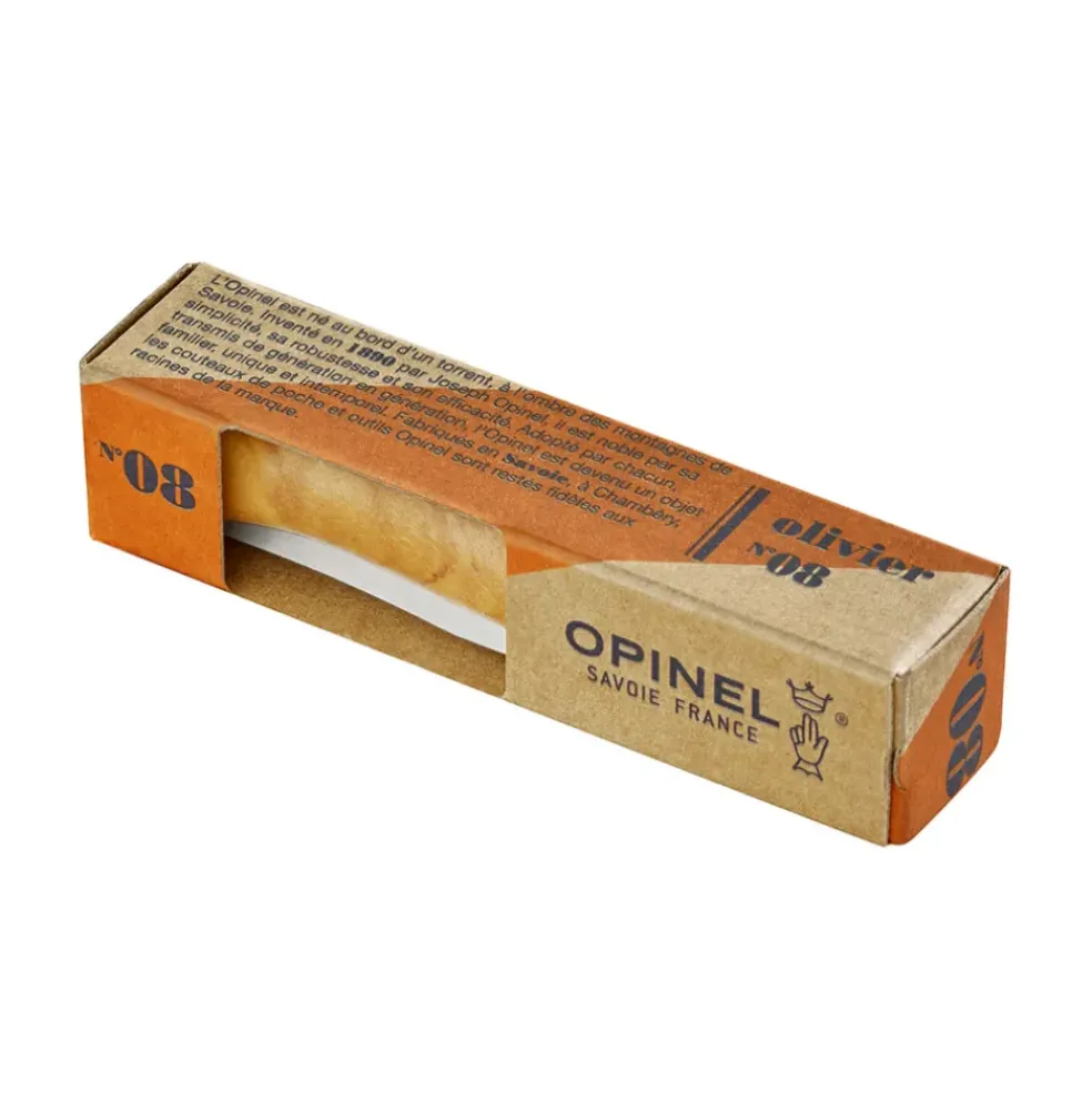 Couteau boite n°08 inox olivier naturel - opinel