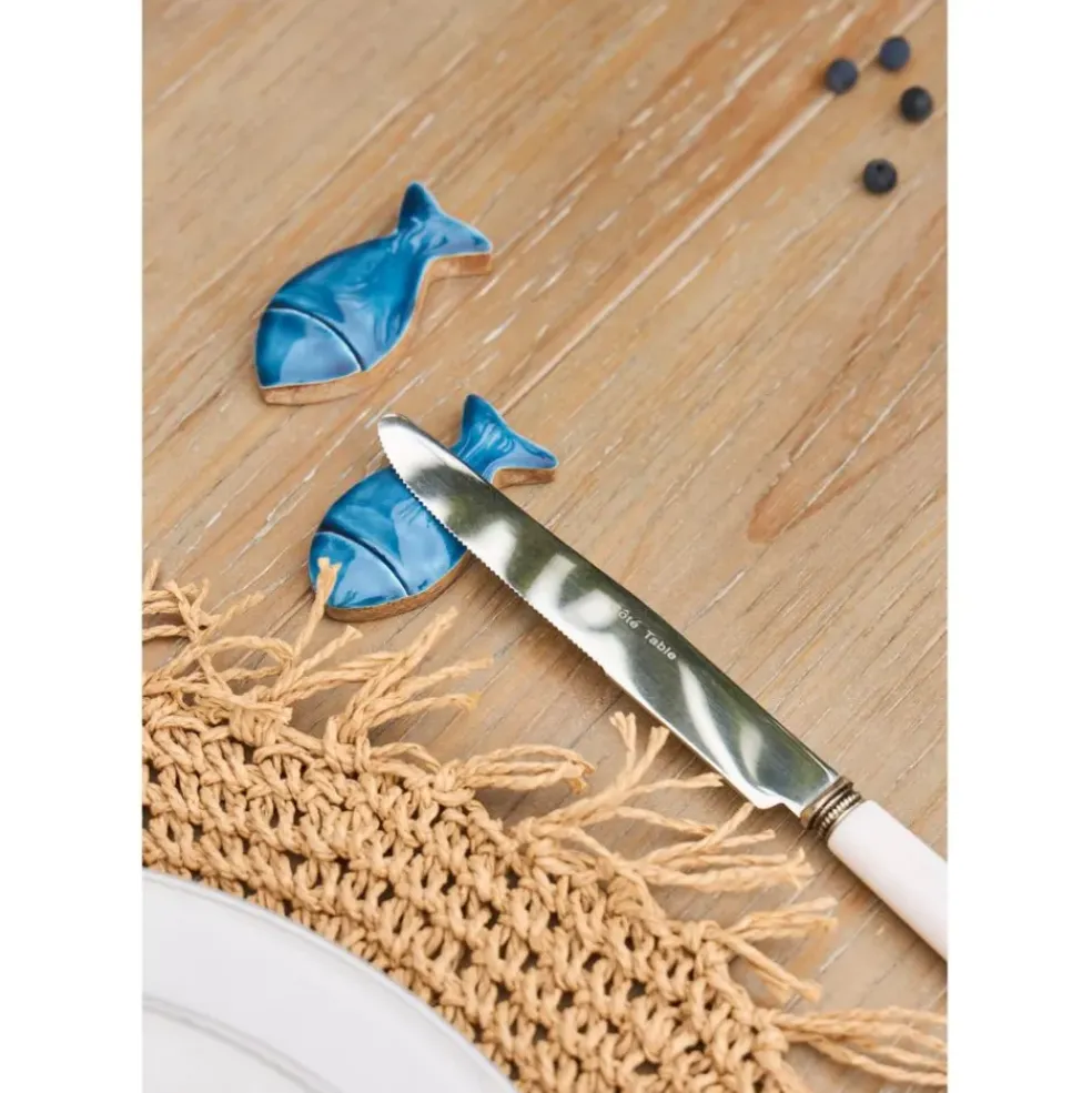 Couteau en inox blanc - lucie