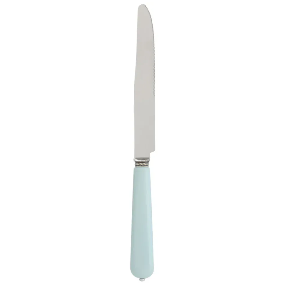 Couteau en inox vert d'eau - lucie