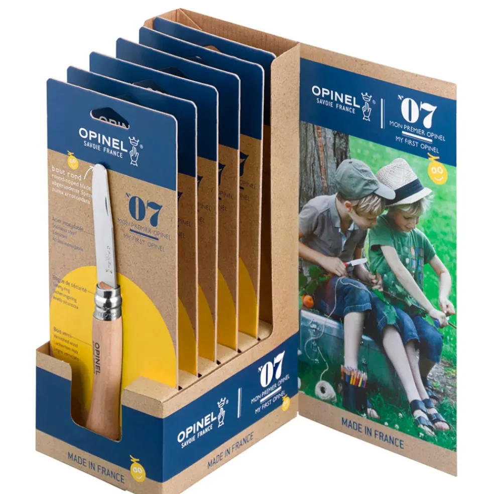 Couteau Mon premier Opinel en hêtre naturel