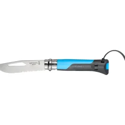 Couteau n°8 anthracite/bleu