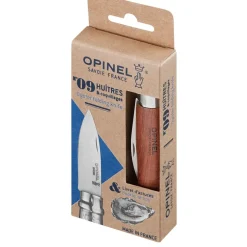 Couteau n°9 pour huîtres et coquillages en hêtre naturel