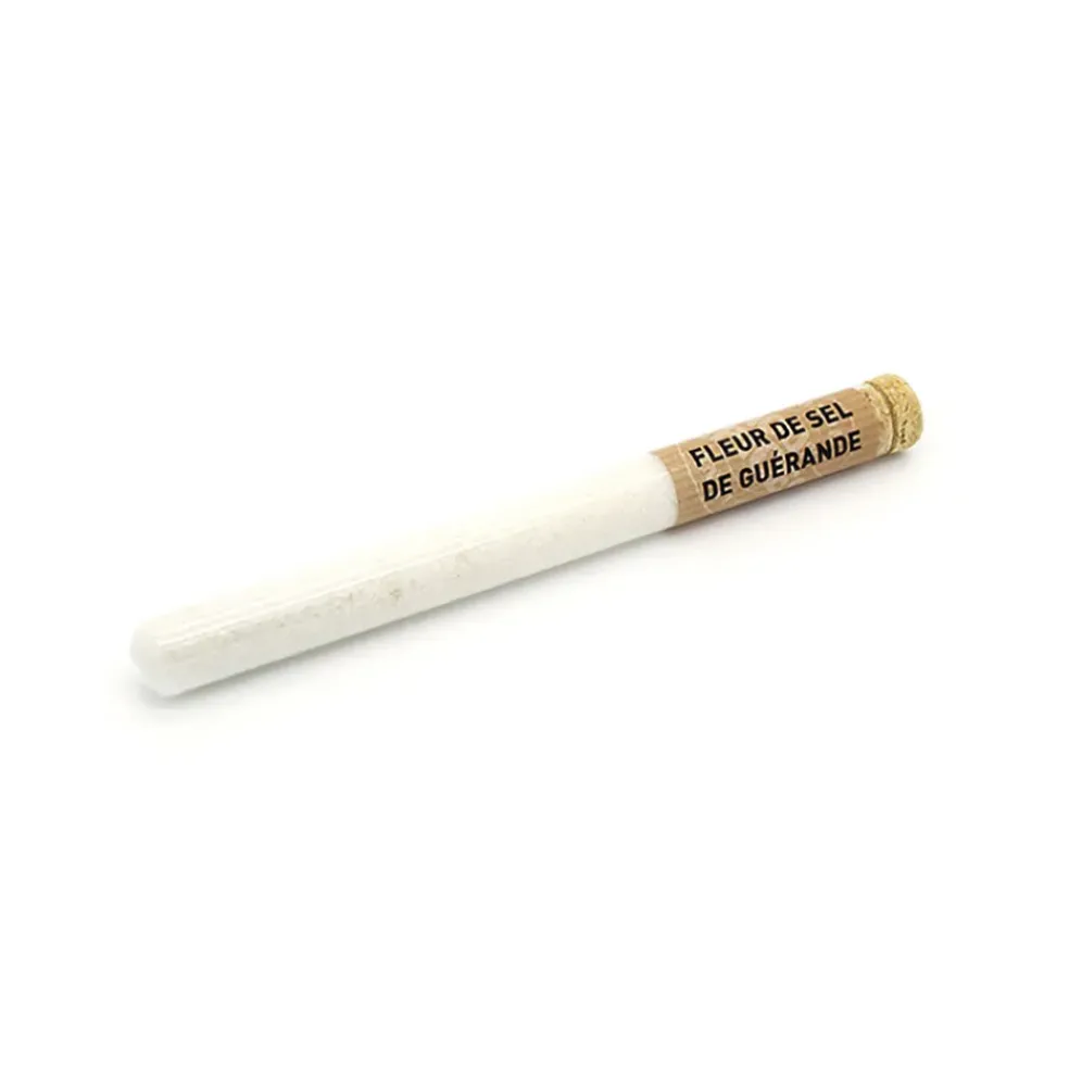 Cristaux blancs de fleur de sel en tube 25g