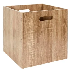 Cube de rangement en bois 30x30xh30cm