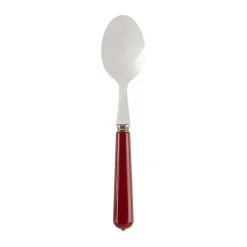 Cuillere lucie rouge en inox