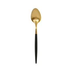 Cuillère à café en inox or et noir - barisa