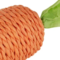 Déco carotte en corde orange et vert - P'tit légume