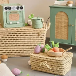 Déco carotte en corde orange et vert - P'tit légume