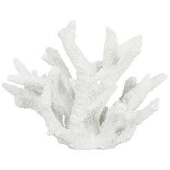 Déco corail en relief blanc - bordemer