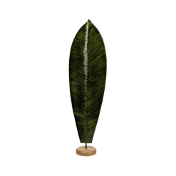 Déco feuille de bananier en manguier vert h62cm - Sanaga