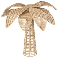 Déco grand palmier en corde et fer naturel h45cm - Palma