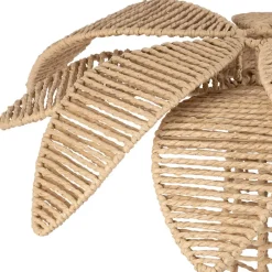 Déco grand palmier en corde et fer naturel h45cm - Palma